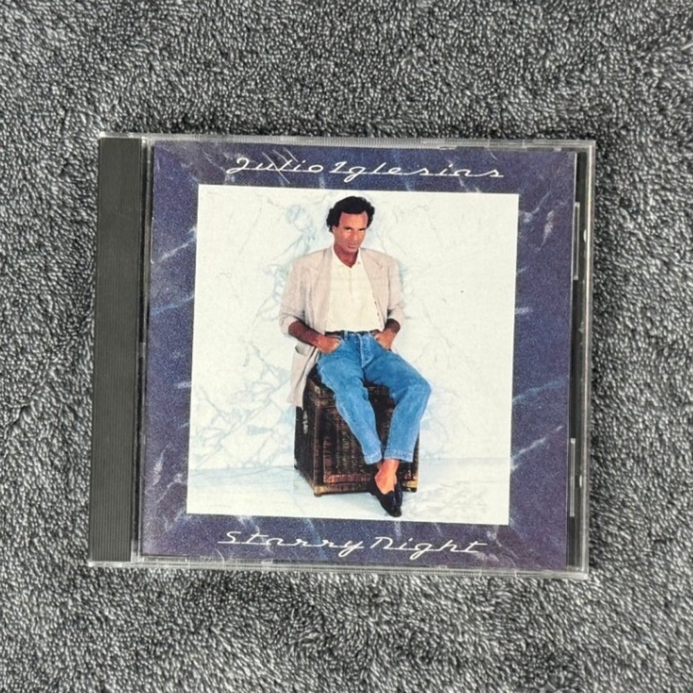 Julio Iglesias Starry Night CD 1990 Columbia CK 46857 Latin Pop Ballads DDD